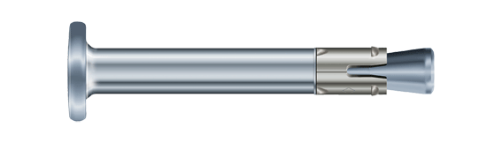 - Anchor with nailhead or thread 
- for multiple use in cracked concrete 
- fast and easy installation 