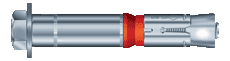 -torque-controlled expansion anchor - sleeve anchor 
-for use in cracked and non-cracked concrete 
-through fastening 
-Three different versions available: hexagon screw, countersunk screw or bolt and nut